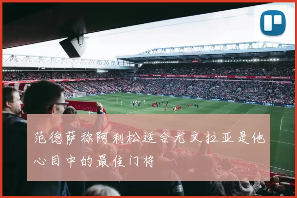 范德萨称阿利松适合尤文拉亚是他心目中的最佳门将